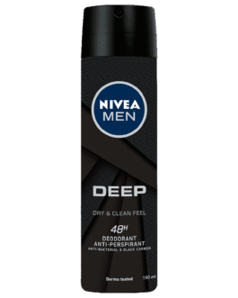 Nivea Men Deep Dry & Clean Feel Body Spray 150ml