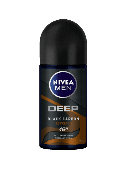 Nivea Men Deep Black Carbon Espresso Roll On 50ml